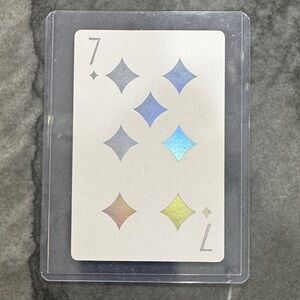 DIOR Multicolor Playing Card in Protective Sleeve